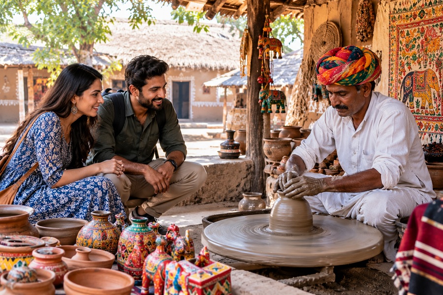 Exploring India's Artisan Villages: A Journey Through Traditional Crafts and Handmade Art